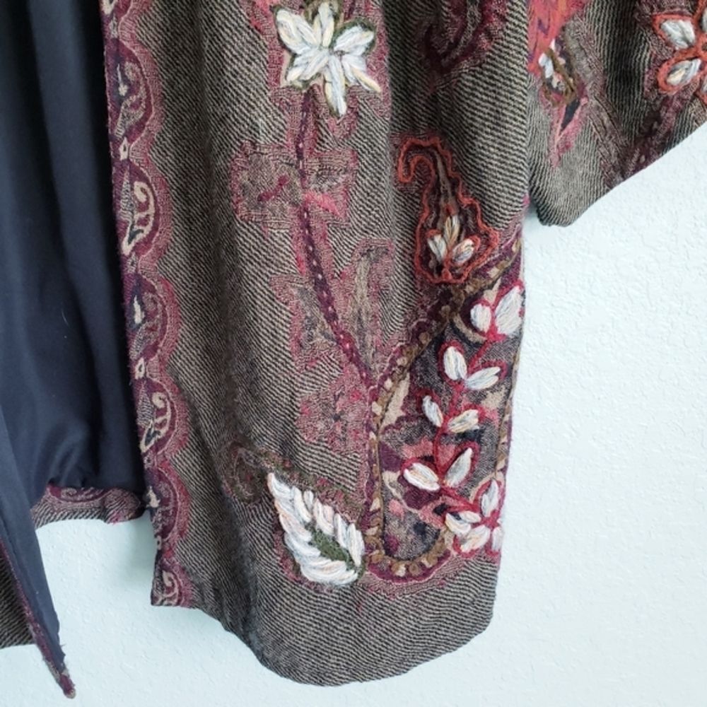 Soft Surroundings Multicolor Patterned Cardigan - image 3